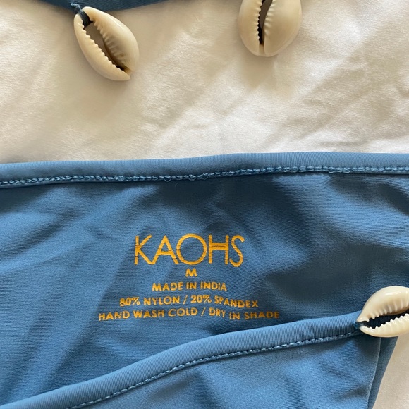 KAOHS BLUE SHELL BIKINI SET (M) - Picture 5 of 11